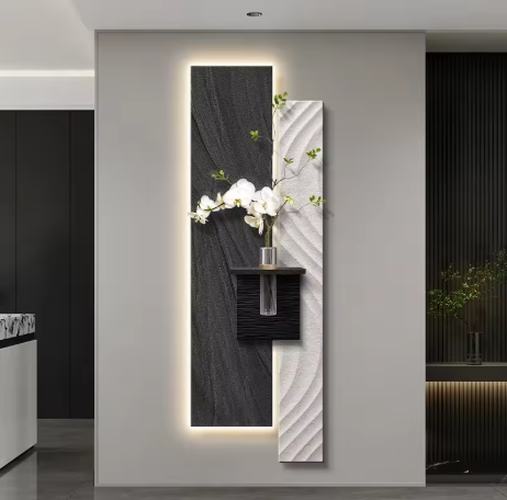 Moderne Pflanzen LED Deko